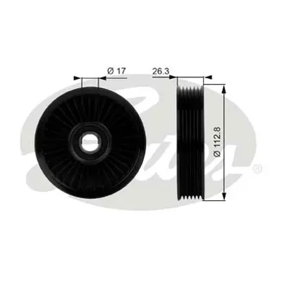 GATES T38024 Alternator Gergı Rulmanı Aveo Sedan 1.4 1.5 05-> 10118713 96183113 K9A615993