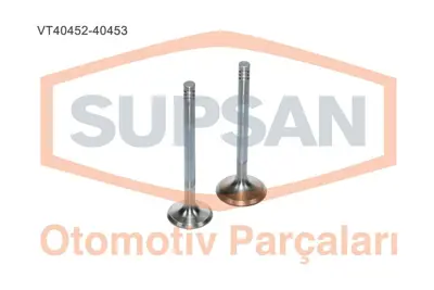 SUPSAN VT-40452-40453 Subap Takımı Ford Connect 1.8d (Bhda-Bhdb-C9db-C9dc) 1012773 1078433 1113197 1320221 6172851 6781619 6781621 89FF6507AA 89FF6507FA 89FF6507FB