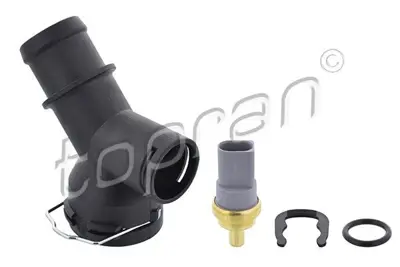 TOPRAN 111237001 Radyator Alt Bağlantı Flansı Golf5-Jetta-Passat-A3 1.6 Bse-Blf 04-> GM 1K0121073N, GM 1K0121086N, GM 1K0122051BE, GM 1K0122073B, GM 1K0122291AE, GM 1K0122291K, GM 1K0122291N, GM 3B0122291B, GM 3B122291B, GM 3G121131D