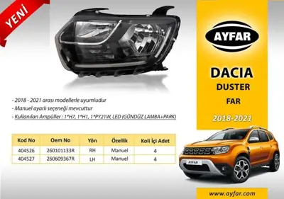 AYFAR 505912 Far Sağ Motorlu Ford Transıt V363 2014> Sıyah Cercevelı