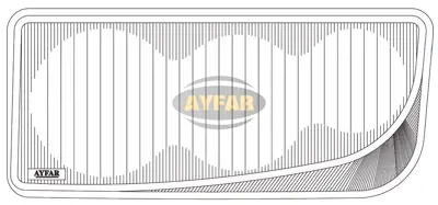 AYFAR 11514 Far Camı Sol Mercedes 403 Ym