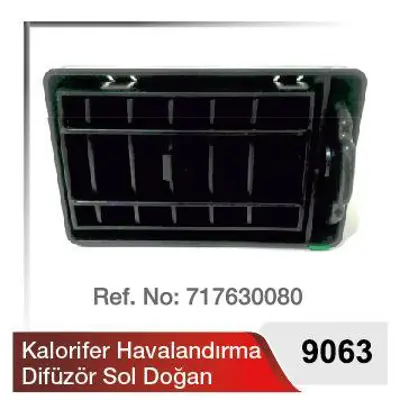 YILMAZ 9063 Kalorıfer Havalandırma Dıfrızoru Sol Dogan 