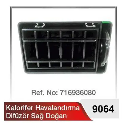 YILMAZ 9064 Kalorıfer Havalandırma Dıfrızoru Sağ Dogan 