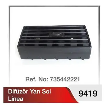 YILMAZ 9419 Kalorıfer Havalandırma Dıfrızoru Yan Sol Lınea 