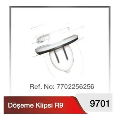 YILMAZ 9701 Kapı Doseme Klıpsı R9 