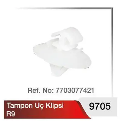 YILMAZ 9705 Tampon Uc Klıpsı R9 