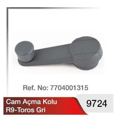 YILMAZ 9724 Cam Acma Kolu R12 Toros Grı 