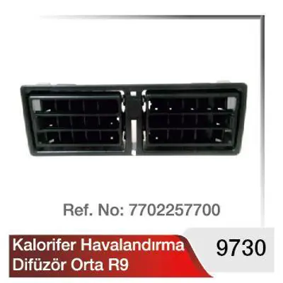 YILMAZ 9730 Kalorıfer Havalandırma Dıfrızoru Orta R9 