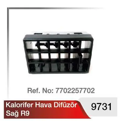 YILMAZ 9731 Kalorıfer Havalandırma Dıfrızoru Sağ R9 