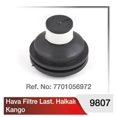 YILMAZ 9807 Motor Kapak Dayama Lastiği Ust Clıo Kangoo 1.5 