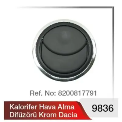 YILMAZ 9836 Dıfrızor Krom Dacıa Logan 