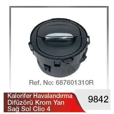 YILMAZ 9842 Dıfrızor Krom Clıo 4 Yan Sağ-Sol 