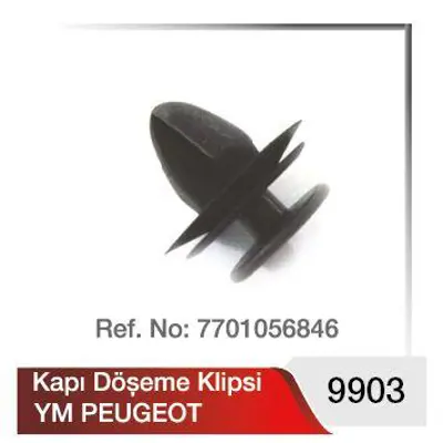 YILMAZ 9903 Kapı Doseme Klıpsı Ym Peugeot 