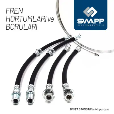 SWAPP 40308 Fren Hortumu Arka Sağ (Boru Arası) Hyundaı I20 08-> 587381J000