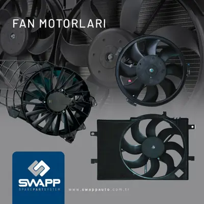 SWAPP 86002 Fan Motoru + Davlumbazlı Klimalı Clıo Iv 1.5 Dcı 12-- Teklı Fan 214753416R 214811312R 214811626R 214811897R 214812218R 214814116R 214814130R 214816436R 214816703R 214816812R