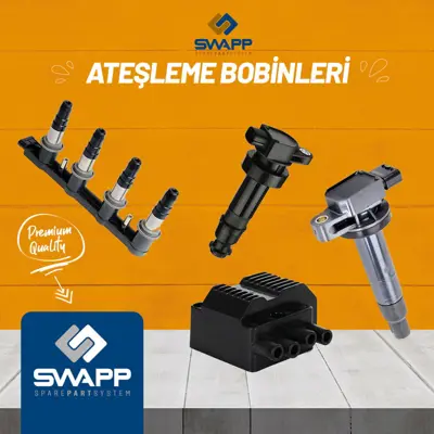 SWAPP 10102 Ateşleme Bobini Palıo 1.2ı 8v 96>05 Doblo 119 223 1.2ı 01>10 - Albea 1.2 8v 03>07 - Dogan Slx 1.6ı 9 11200156719 11200156719030 16004528 19205156 38040101B 40100283 46543562 46546562 46548037 4658037