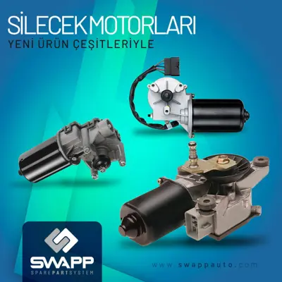 SWAPP 88000 Silecek Motoru 12v On R12 94-- Soketlı 64357031 64357031