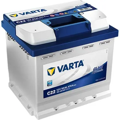 VARTA LTR5600TY Akü  Varta 52a 470cc  207 175 190 GM 95527533, GM 1609232280, GM 1615090480, GM 5600JZ, GM 5600KJ, GM 5600LR, GM 5600QN, GM 5600TN, GM 5600X2, GM 7905525547, GM AKU12V