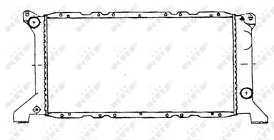 NRF 507373 Motor Su Radyatoru Ford Transıt 2.5d 95- ME94VB8005HB