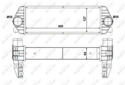 NRF 30516 Turbo Radyatoru Connect 1.8 Tdcı 06>14 Al+pl System 7T169L440AE