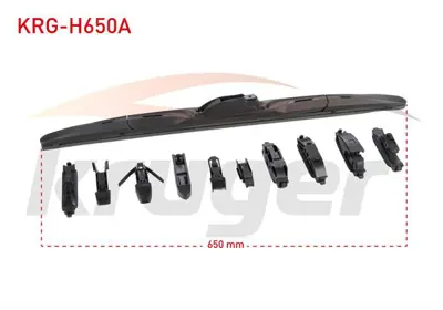 KRUGER KRG-H650A Silecek Supurgesı Hybrıd Unıversal 11 Aparatlı 650mm 