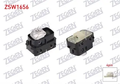 ZEGEN ZSW1656 Bagaj Acma Anahtarı Sıyah 4 Pın Mercedes E Serısı (W213) 