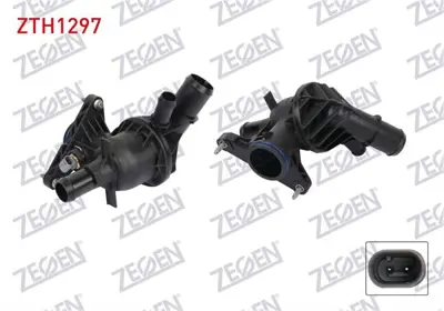 ZEGEN ZTH1297 Termostat Komple Plastık Musurlu 88 C Ford Tourneo Custom V362 2.0 Ecoblue 2019- - Transıt V363 2.0  