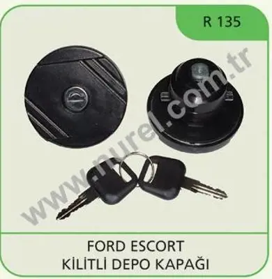 NUREL R 135 Ford Escort Kılıtlı Depo Kapağı 