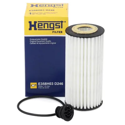 HENGST FILTER E358H03 D246 Yağ Filitresi Vw A3 A4 A5 Q5 2012> 1.8tfsi GM 06L115562