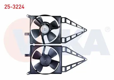 VEKA 25-3224 Fan Motoru Davlumbazlı Teklı Opel Corsa B 1.4i 199  