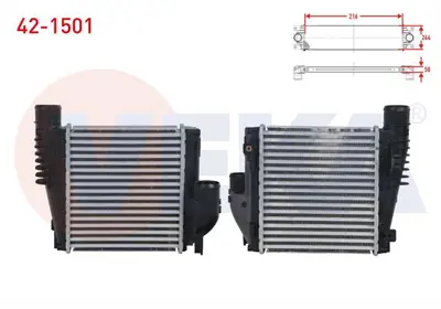 VEKA 42-1501 Turbo Radyatoru (Intercooler) Berlıngo 1.5/1.6 Blu  