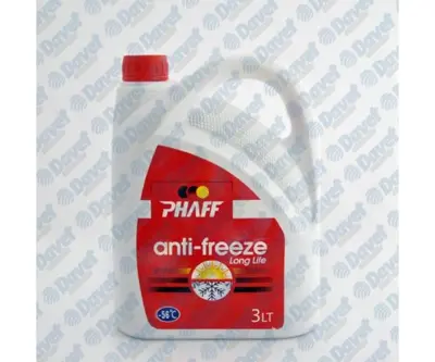 PHAFF 05010 Antıfırız Kırmızı Organık 3 Lt 56 Derece 05010