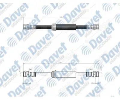 SVAC 100158 On Fren Hortumu Vw Passat 05-07 3C0611701 3C0611701C 3C0611701J 8P0611701