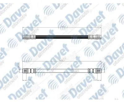 SVAC 100160 Arka Sol Fren Hortumu Vw Phaeton 02-> 3D0611775E 3D0611775G 3D0611775J 8Z0611775A 8Z0611775B