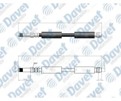 SVAC 100254 Arka Fren Hortumu Sprınter 4.6t-5t 906  Lastık Olcusu 285-65 Araclar Icın -Crafter Lt 35 Pr: 0wc Las 2E0611707 2E0611707C 9014280535 9014289135 9064280435 9064280935 9064281135 9064283201 A9014280535 A9014289135