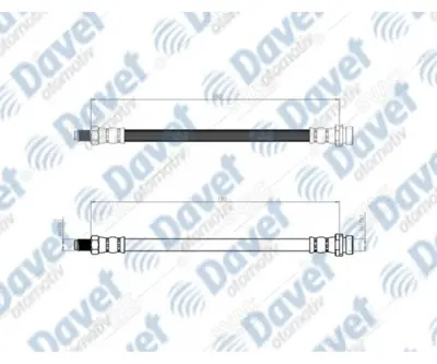 SVAC 200140 Arka Fren Hortumu Focus Dısklı 98-04 1064256 1068975 38N39B02 98AG2282CA 98AG2282CB