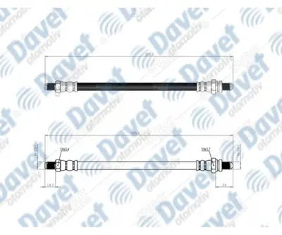 SVAC 200174 Arka Fren Hortumu Ford Ka 96-08 1026327 1042122 1049324 1076426 1104481 1112271 1118772 1118774 1121467 1122933