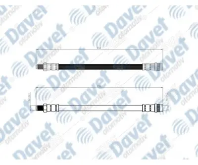 SVAC 300139 Arka Fren Hortumu Corsa C 00-06 Tıgra Twıntop 04-> 13335205 24436542 34341163565 4280673 4412727 4418515 4621300Q0C 4621300QAC 4814Z9 4D0611715B