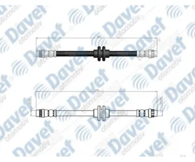 SVAC 600179 Arka Fren Hortumu Latıtude 10-> 463150011R