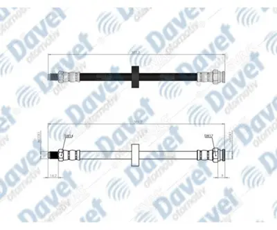 SVAC 600215 Arka Fren Hortumu Ducato I - Boxer I 94-02 - Boxer Iı 02-06 1306893080 13251588 13267284 13290364 13363237 46833122 480629 480632 480637 480654