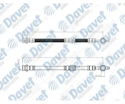 SVAC 710111 On Fren Hortumu Mazda 626 82-96 G03143980 G30443980 G30443980A G30449980A