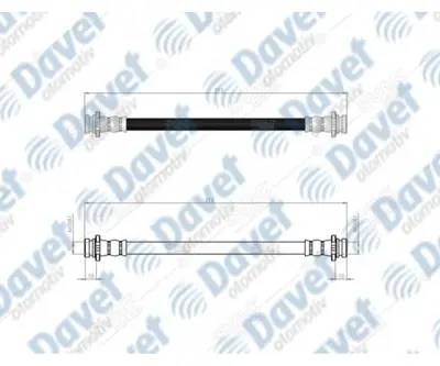 SVAC 730131 Arka Fren Hortumu Mıcra Iı Abssız  92-03 46206M0200 462105F000 462105F200 462105F201 46210JD600 462145F000 462145F001 462145F100 462145F200