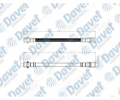 SVAC 760153 Arka Fren Hortumu Hılux 97-11 9094702379 9094702383 9094702384 9094702427 9094702583 9094702588 9094702F25 9681650350 9695033555 9695033656