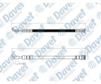 SVAC 80-0127 Fren Hortumu On Sol Sağ Besta E2200 96-> MS08343810A