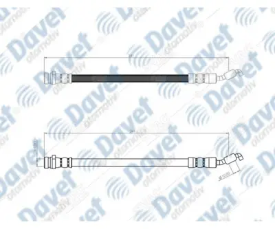SVAC 800193 Arka Sol Fren Hortumu Ix35 10-> Sportage 11-> 587372S100 587382S100