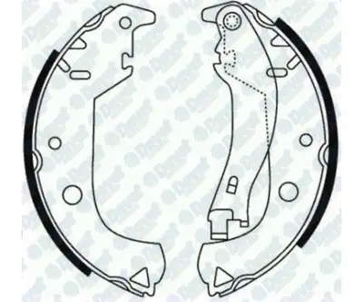 SWAPP 454051-1 Fren Balatası Arka Kampana Doblo-Albea 1.2-1.3-1.4-1.6-1.9  +1mm Kalın 46781880 46781881 46813923 46813924 51924924 51924925 51968395 51968396 7078585 7081572