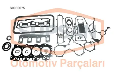 SUPSAN S0080075 Motor Takım Contası Keçelı Silindir Kapaklı Bongo K2700 K65A10270 K65A10270A K65A10270B K65A10270C K65A10270D K65A10270E K65A10270F K65A99100