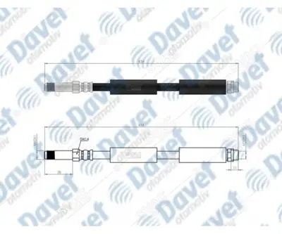 SVAC 50-0169 On Fren Hortumu Mercedes 903 316cdı 00-06 904 416cdı 00>06 2E0611707 2E0611707C 46472568000 9014280535 9014289135 9064280435 9064280935 9064281135 A9014280535 A9014289135