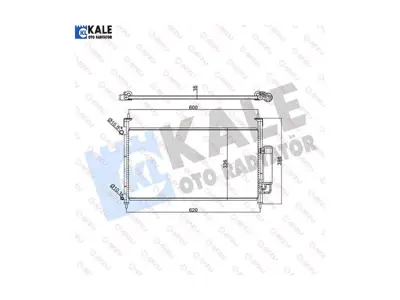 KALE 342965 Klima Radyatörü GM 80110SMGE01