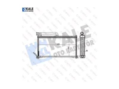 KALE 352135 Kalorıfer Radyatörü GM 4F0820031C